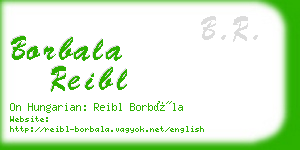 borbala reibl business card